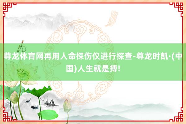 尊龙体育网再用人命探伤仪进行探查-尊龙时凯·(中国)人生就是